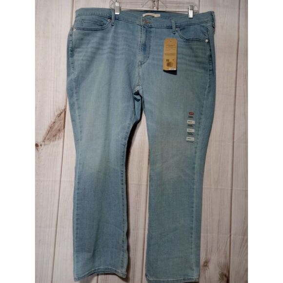Levi's Jeans Ladies 24W Straight Mid Rise - Picture 1 of 7